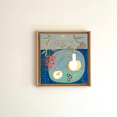 松永悠一郎　Yuichiro Matsunaga 「ナンテン・ハサミと浮き星」”Sacred bamboo, scissor and floating star”