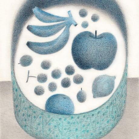 松永悠一郎　Yuichiro Matsunaga 「果物（丸い箱）」”Fruit: Round box”