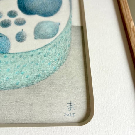 松永悠一郎　Yuichiro Matsunaga 「果物（丸い箱）」”Fruit: Round box”