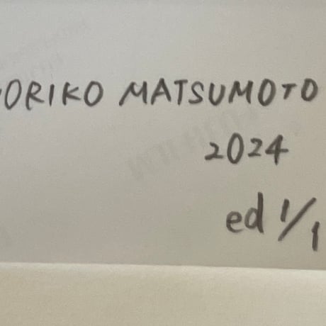 松本のりこ 「ishikawa07 柴山潟b」”ishikawa07 Lake Shibayama_b”