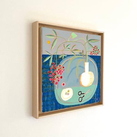 松永悠一郎　Yuichiro Matsunaga 「ナンテン・ハサミと浮き星」”Sacred bamboo, scissor and floating star”