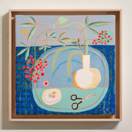 松永悠一郎　Yuichiro Matsunaga 「ナンテン・ハサミと浮き星」”Sacred bamboo, scissor and floating star”