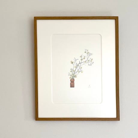 AIMATTO 花瓶の花 アクリル画 1996年 AIMATTO 花瓶の花 アクリル画 1996年 AIMATTO 花瓶の花 アクリル