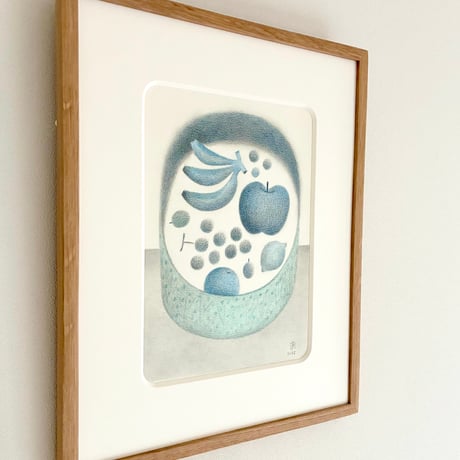 松永悠一郎　Yuichiro Matsunaga 「果物（丸い箱）」”Fruit: Round box”