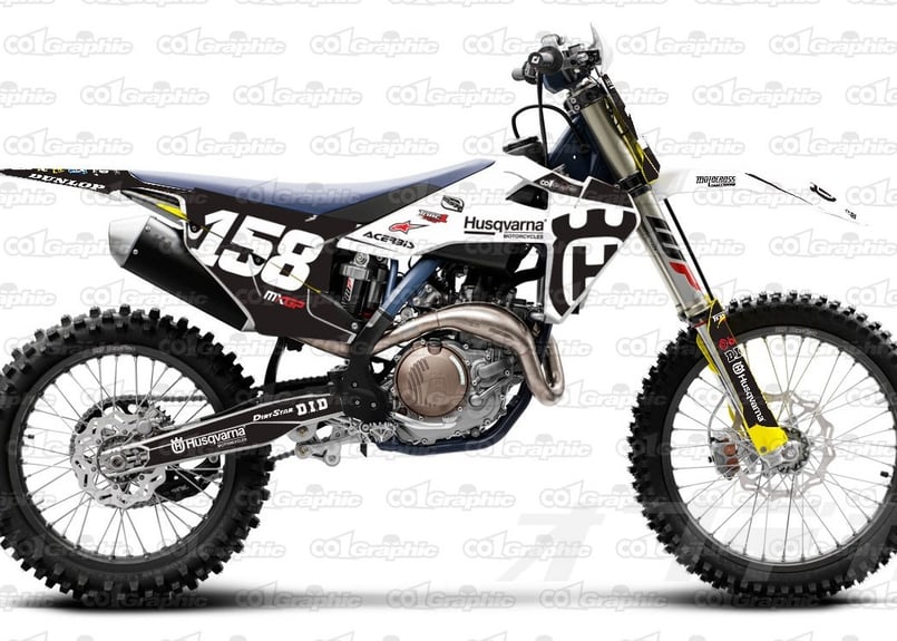 ハスクバーナ HUSQVARNA デカール ステッカー グラフィックキット