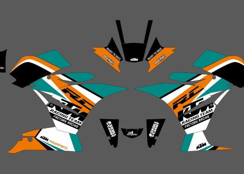 KTM デカール ステッカー グラフィックキット | NKDesigns✕オフデカ