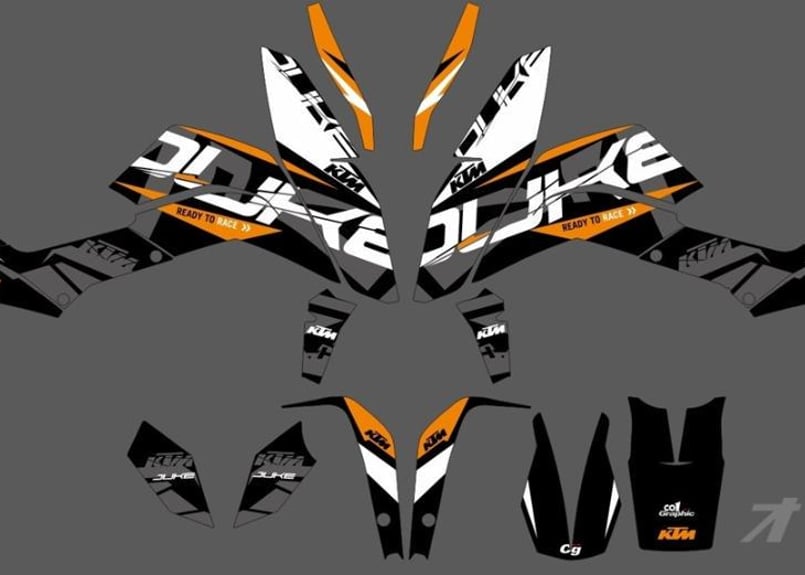 KTM デカール ステッカー グラフィックキット | NKDesigns✕オフデカ