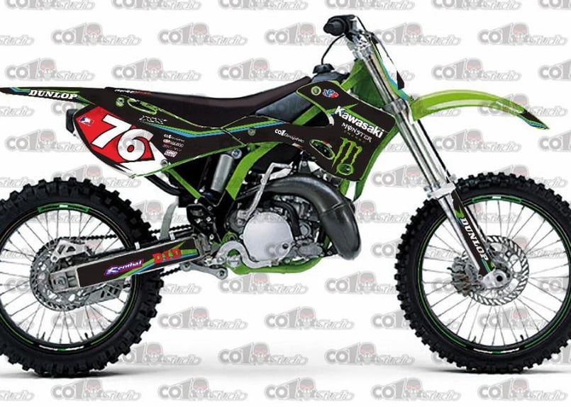 カワサキ kawasaki デカール ステッカー グラフィックキット 