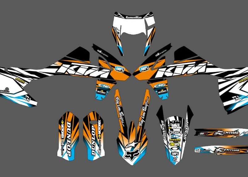 KTM デカール ステッカー グラフィックキット | NKDesigns✕オフデカ