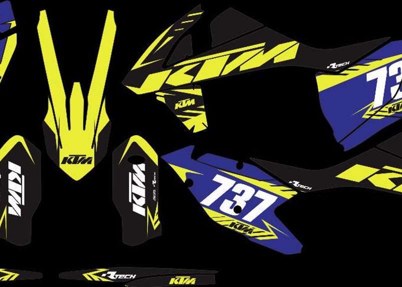 KTM デカール ステッカー グラフィックキット | NKDesigns✕オフデカ
