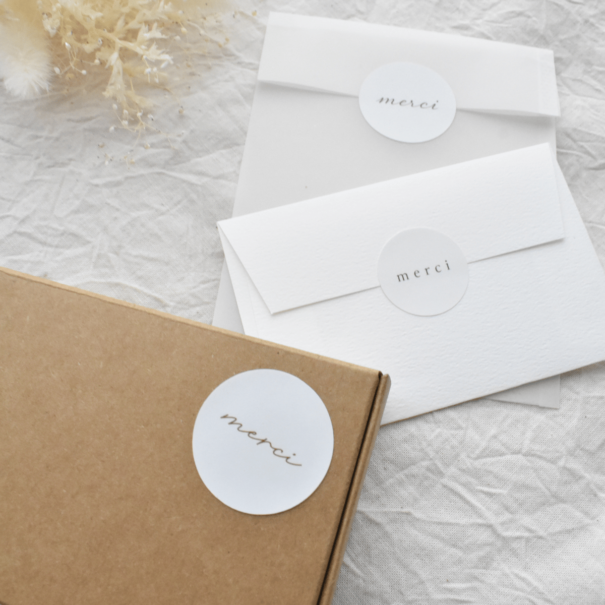 merci シール | petit＋petit