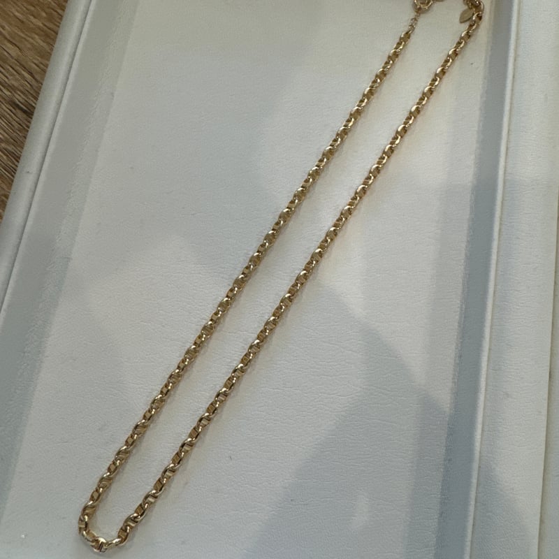 mal.　マル　18金シェーヌ風ネックレス MALシェーヌ風ゴールドネックレス mal. マル 18金シェーヌ風ネックレス