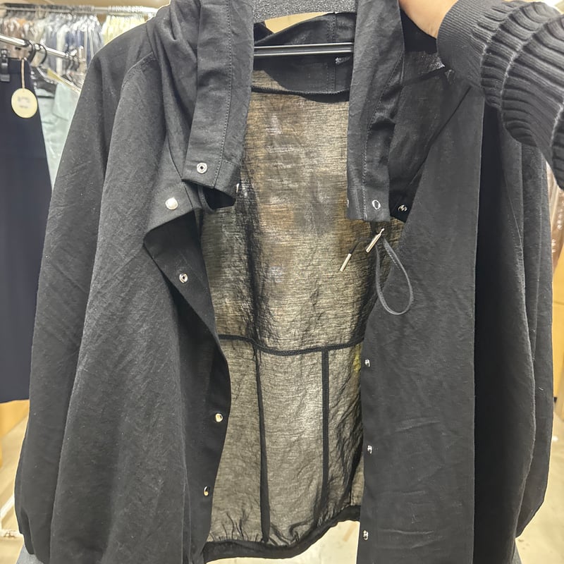 お値下可能！mal. レレレさん！シアー ブルゾン ブラック お値下可能！mal. レレレさん！シアー ブルゾン ブラック