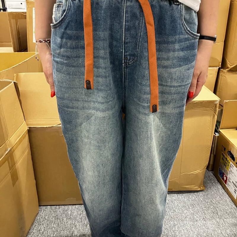 レレレセレクトデニムパンツ ブルー 9月中旬】レレレセレクトデニムパンツ | Mal.