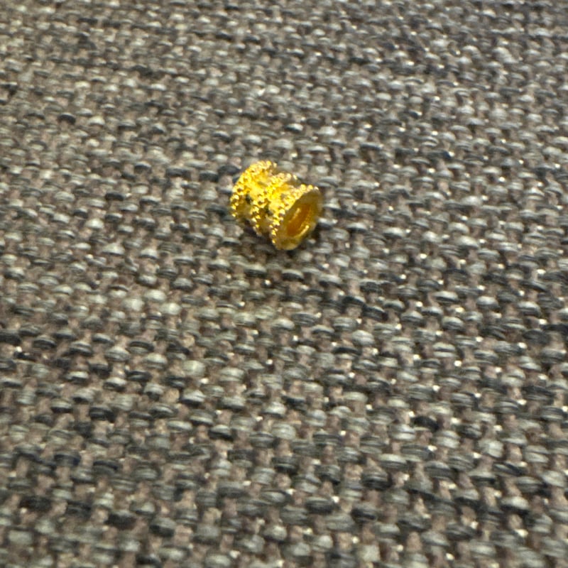 mal. 24K ネックレストップ人気の筒型と羽