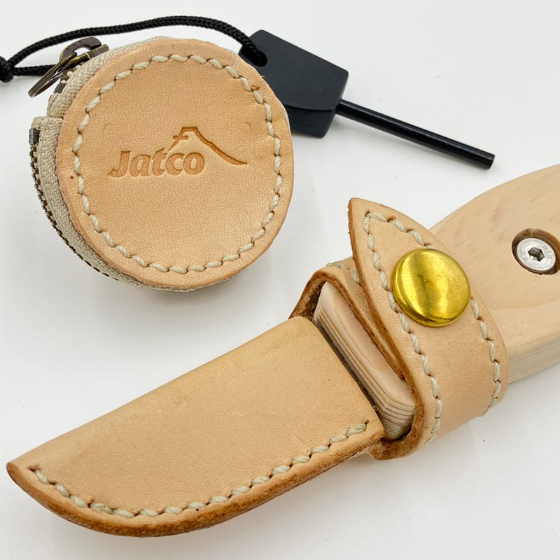 JATCO eco-knife ARUNEMO ナイフ+火起こしセット ナチュラル | JATCO