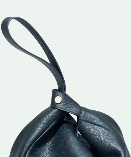 PELLE MORBIDA ／ ワンハンドル バッグ M NAVY