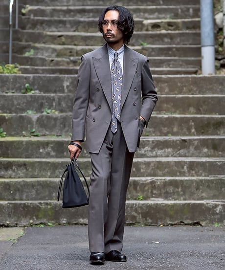 THE SOLE bis Made by Flathority ／ Tiamo別注 WILLIAM キャンバス レザー ボンサック