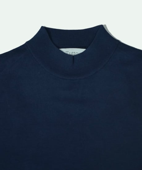 Tutto ／  コットン モックネック ニット Navy