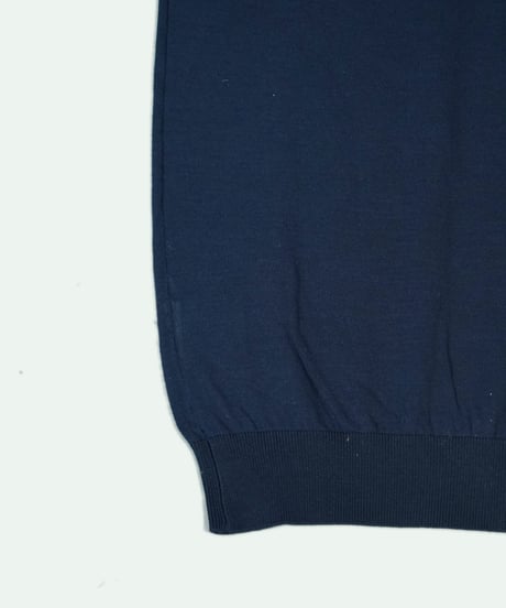 Tutto ／  コットン モックネック ニット Navy
