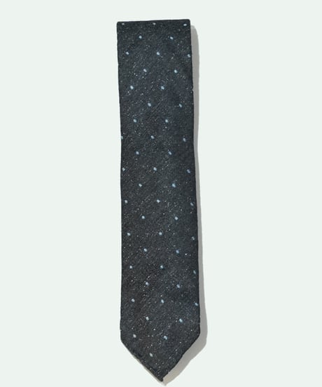 タイユアタイ ネクタイ 紺 ドット 小紋 ウール TIE YOUR TIE
