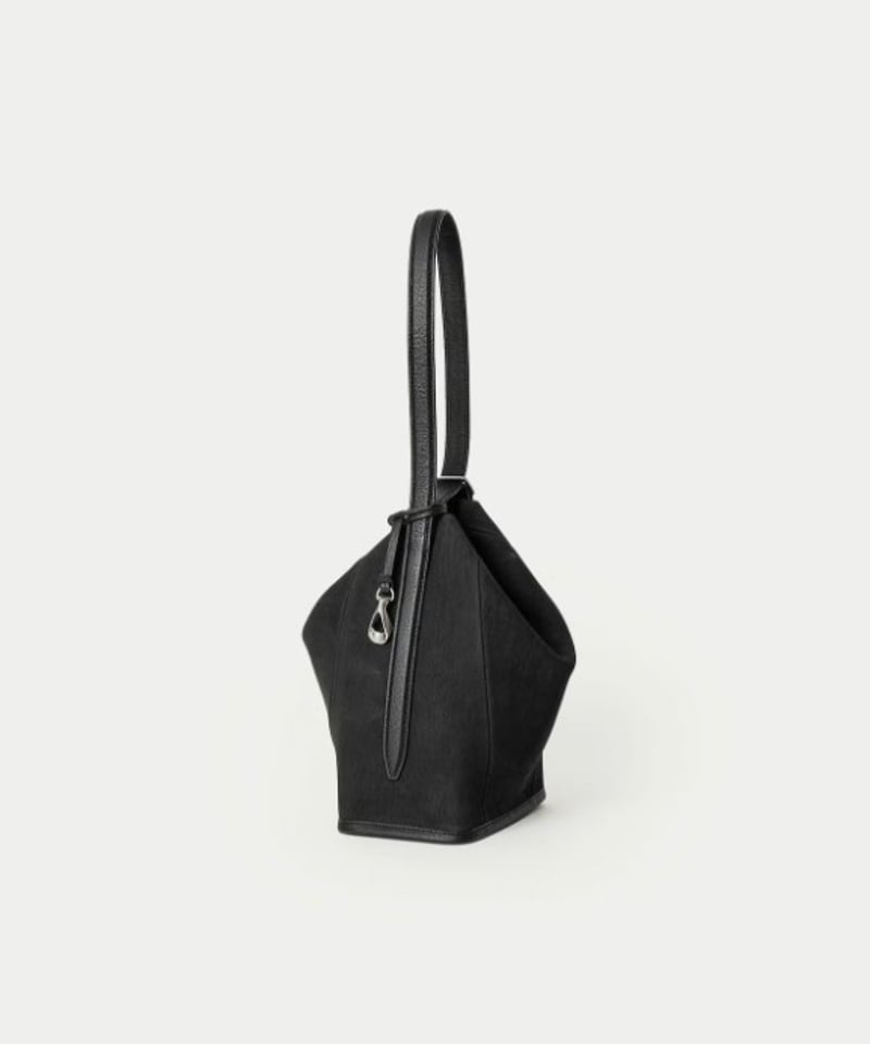 予約】ETiAM ／ ヌバック ハンド＆バングルバッグ Follow Black | Ti
