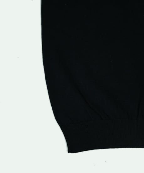 Tutto ／  コットン モックネック ニット Black