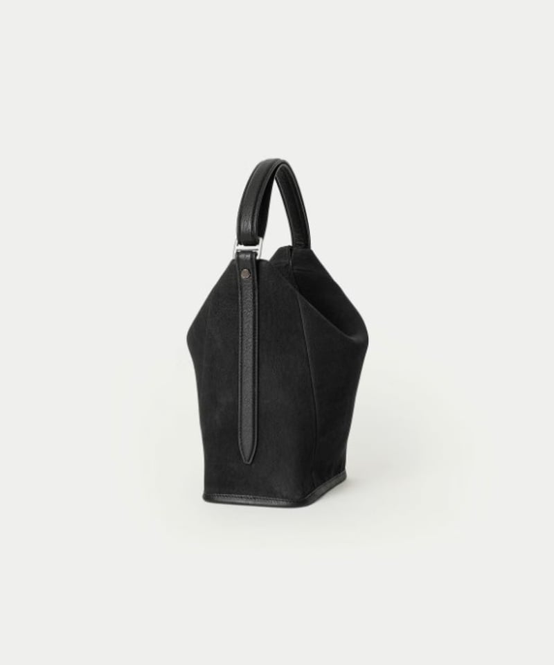予約】ETiAM ／ ヌバック ハンド＆バングルバッグ Follow Black | Ti