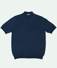 Tutto ／  コットン モックネック ニット Navy