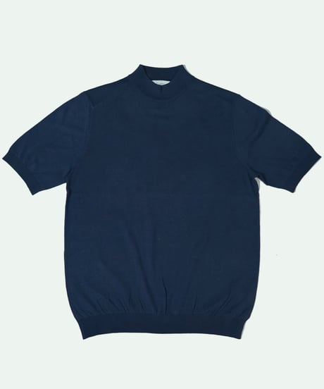 Tutto ／  コットン モックネック ニット Navy