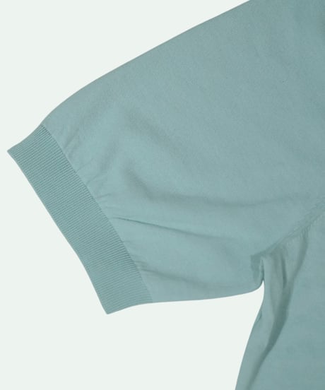 Tutto ／  コットン モックネック ニット Light Blue