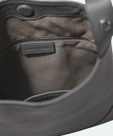PELLE MORBIDA ／ ワンハンドル バッグ  S GREY