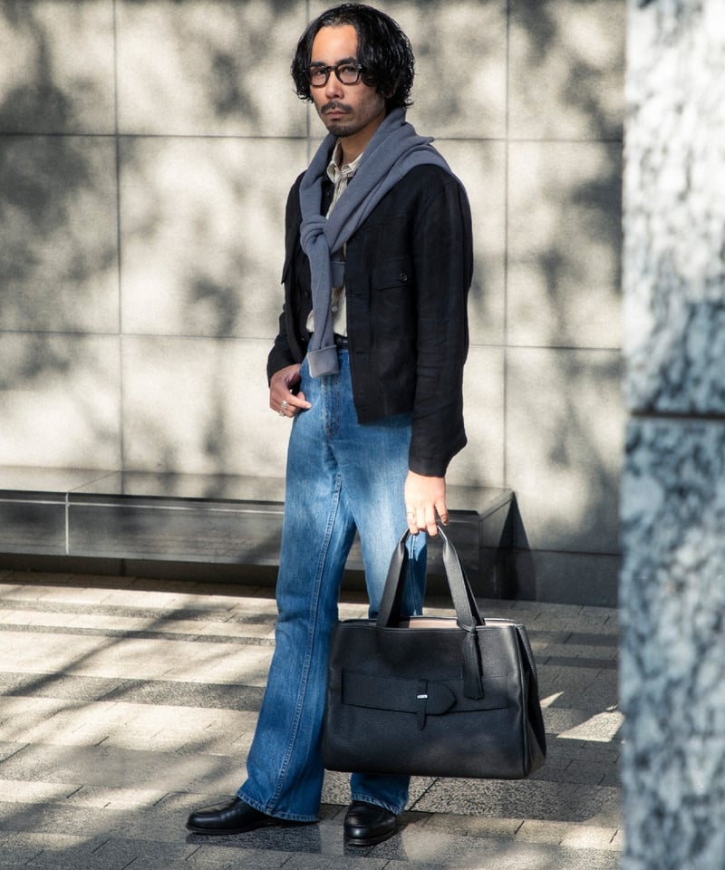 ACATE ／ ETERNO​ トートバッグ ​BLACK | Tiamo La Online