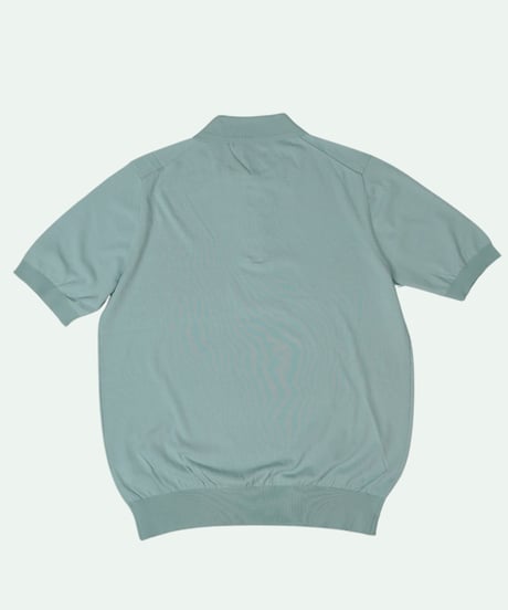 Tutto ／  コットン ニットポロシャツ Light Blue