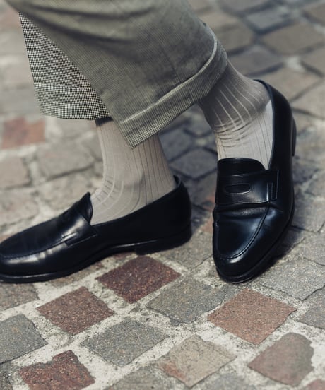 YUSUKE FUKUSHIMA × Tabio MEN ／ 3pc ロングホーズ ソックス For Black Shoes