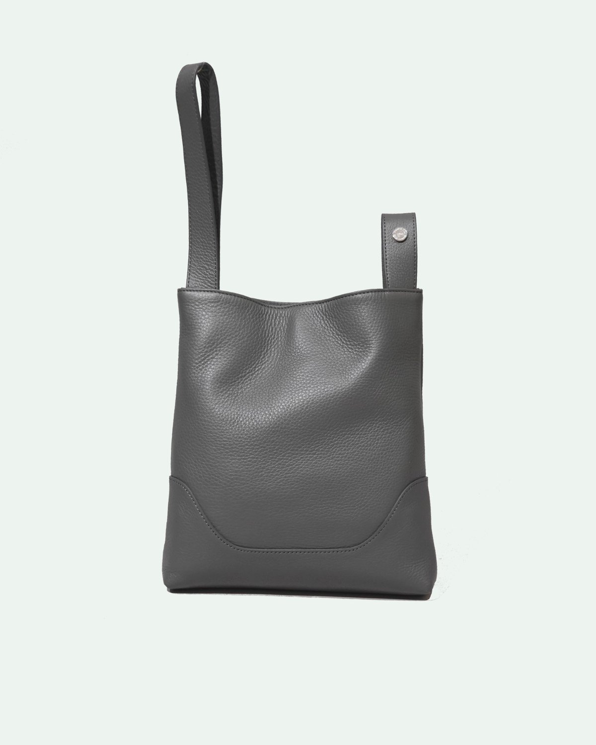 PELLE MORBIDA ／ ワンハンドル バッグ S GREY | Tiamo La O
