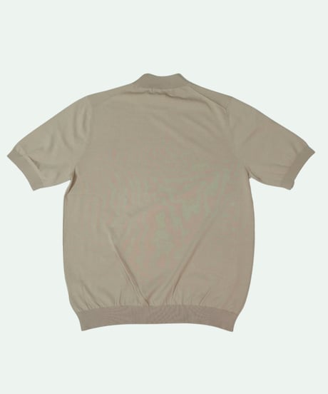 Tutto ／  コットン モックネック ニット Grey Beige