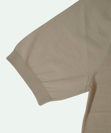 Tutto ／  コットン モックネック ニット Grey Beige