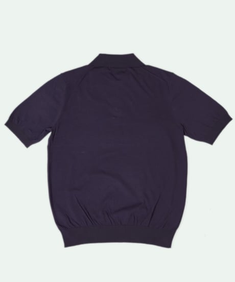 Tutto ／  コットン ニットポロシャツ Bordeaux