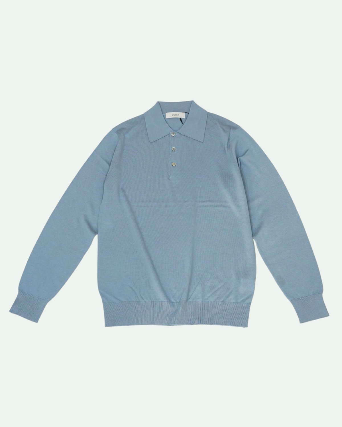 03M808◯ Callaway メリノウール100% 長袖 ニット ポロシャツ セール】 スーパーファインメリノウール ニットポロシャツ