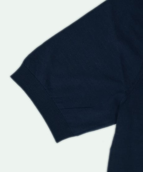 Tutto ／  コットン ニットポロシャツ Navy