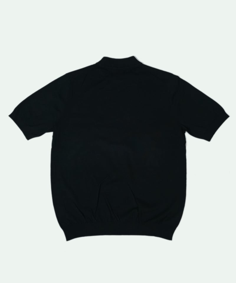 Tutto ／ コットン モックネック ニット Black | Tiamo La Online