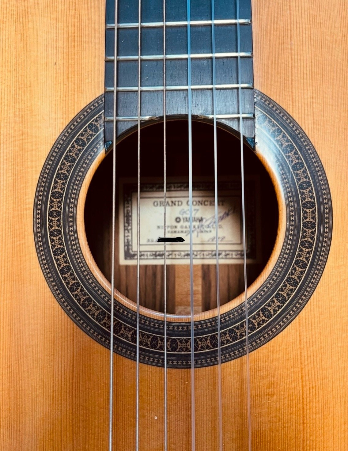 YAMAHA GRAND CONCERT GC-7 1979年製 のVINTAGE (USED