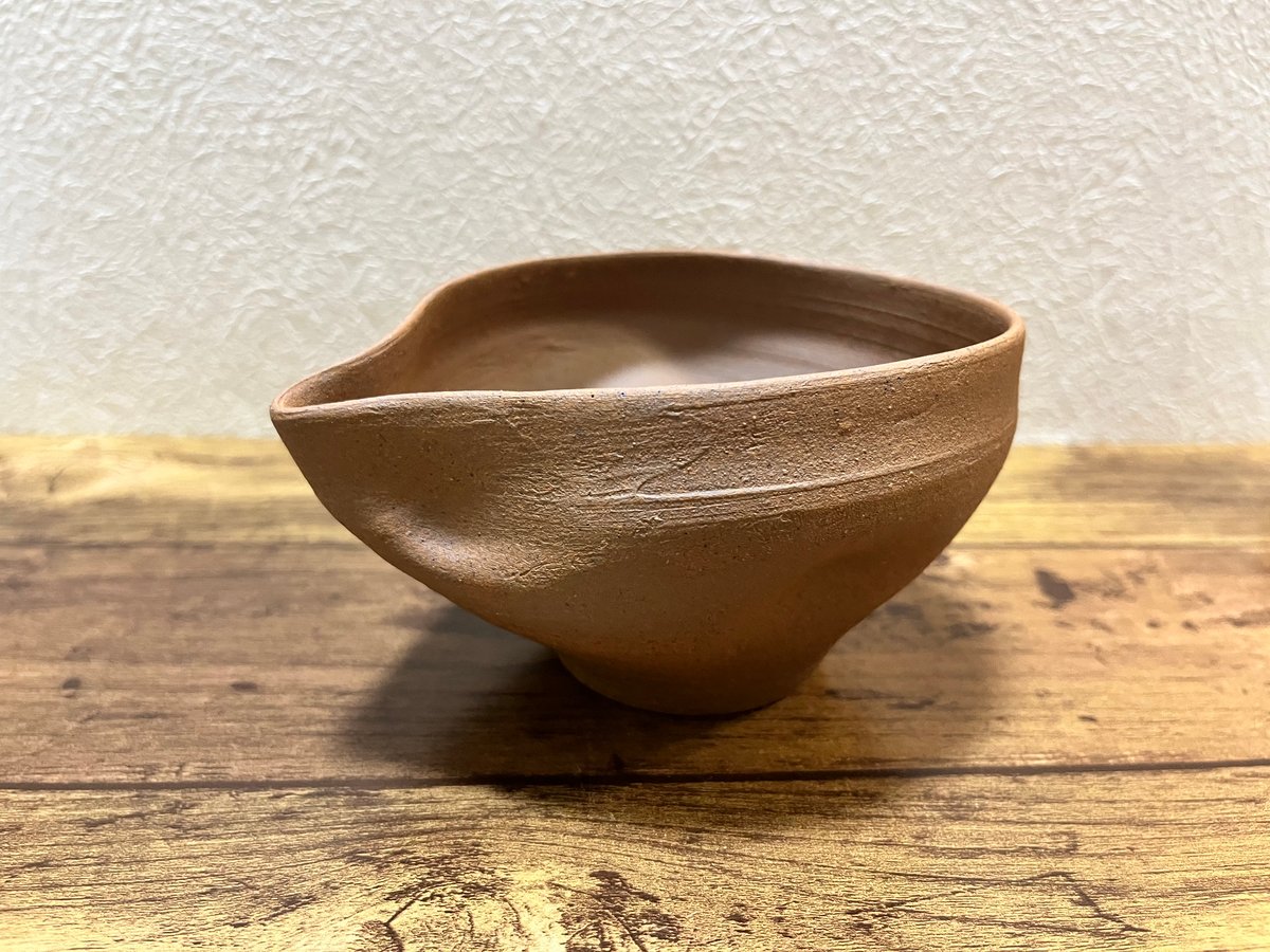 焼締片口櫛目大鉢 焼き締めの片口 | 富士塚陶房