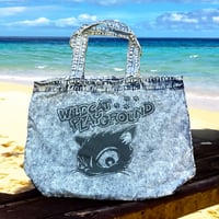 DENIM TOTE BAG（CAT-LOGO）