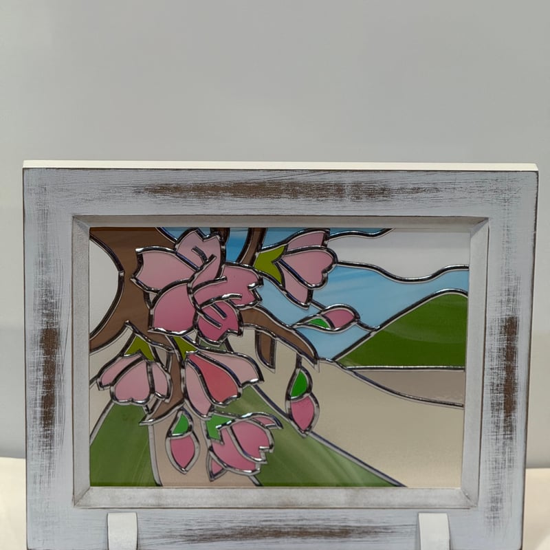 グラスアート 桜 | 京風堂 ｜京都｜工芸｜組子｜体験｜交流｜