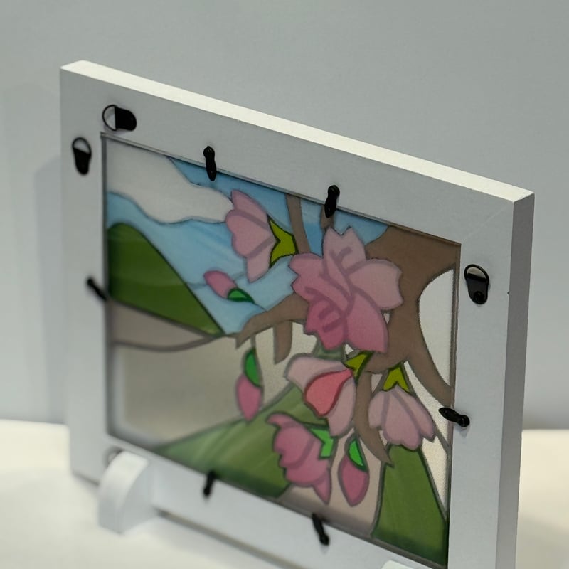 グラスアート 桜 | 京風堂 ｜京都｜工芸｜組子｜体験｜交流｜