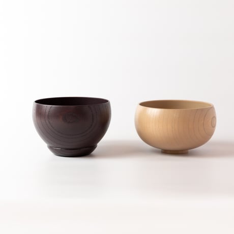 漆　おわん　加茂なす　黒