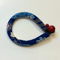 ちりめんブレスレット　青系