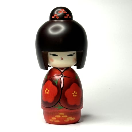 ★武田まさし　創作こけし「北の冬」置物★ ☆武田まさし 創作こけし「北の冬」置物 武田まさし 創作こけし「北の